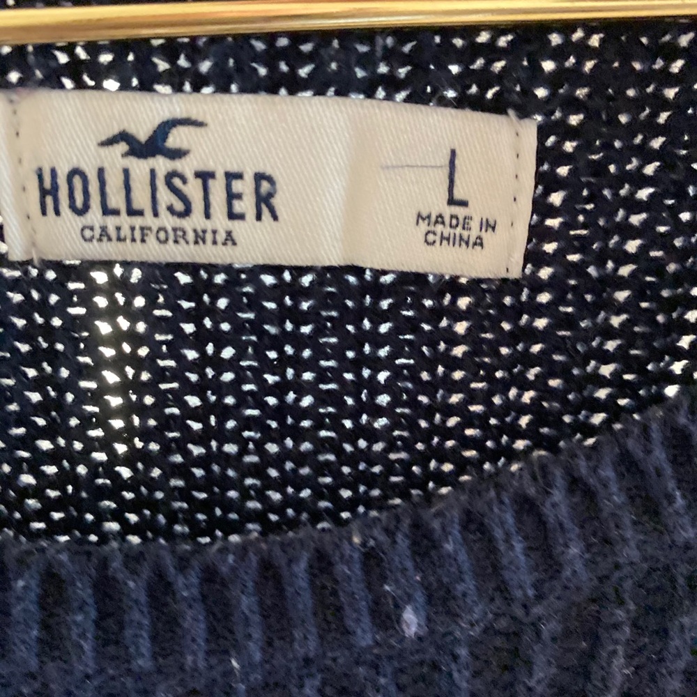 Thick knitted sweater